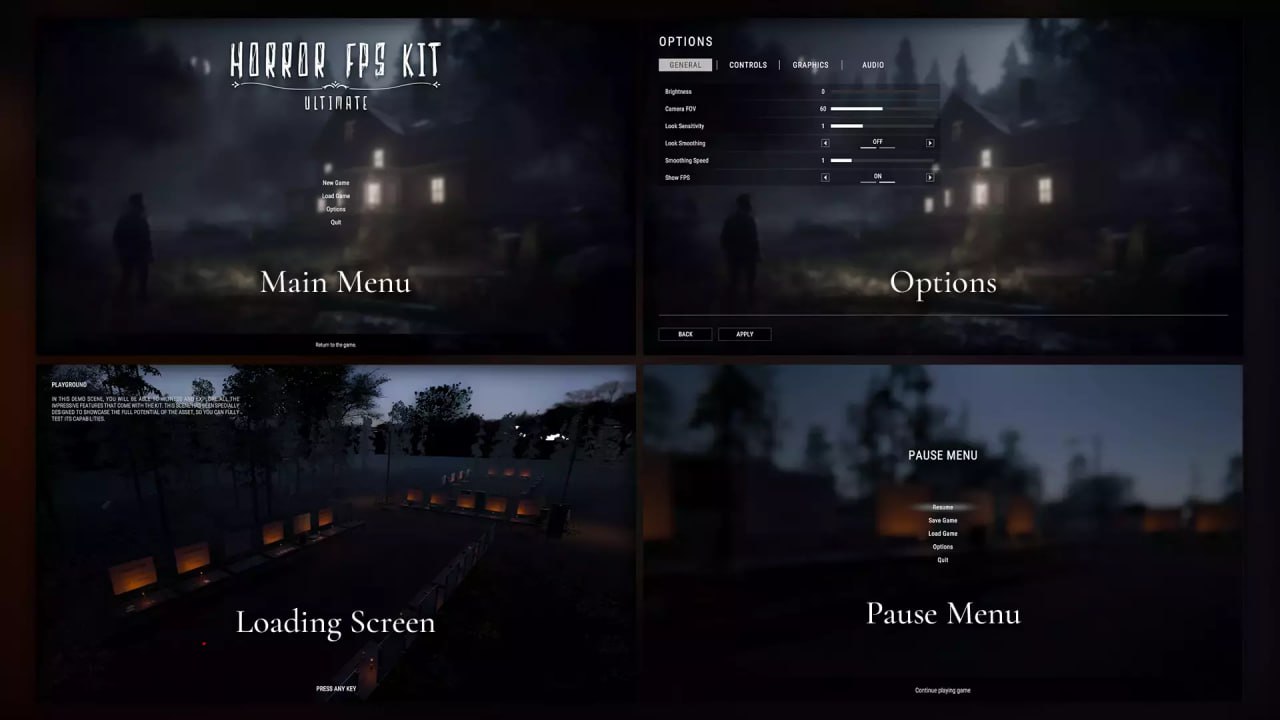 UHFPS - Ultimate Horror FPS KIT (HDRP)📱 - изображение 3